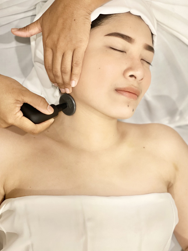 RF therapy for deep neck and face